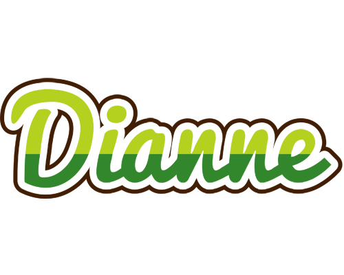 Dianne golfing logo