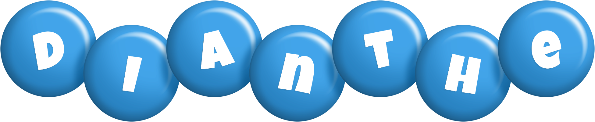 Dianthe candy-blue logo