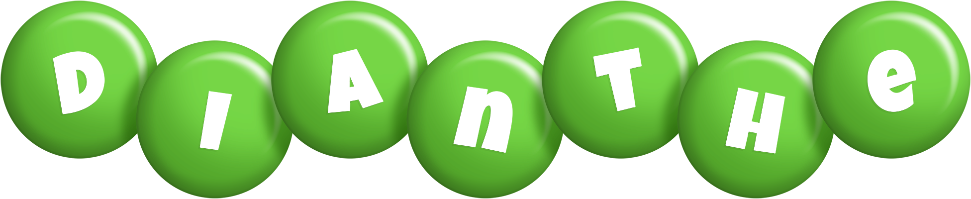 Dianthe candy-green logo