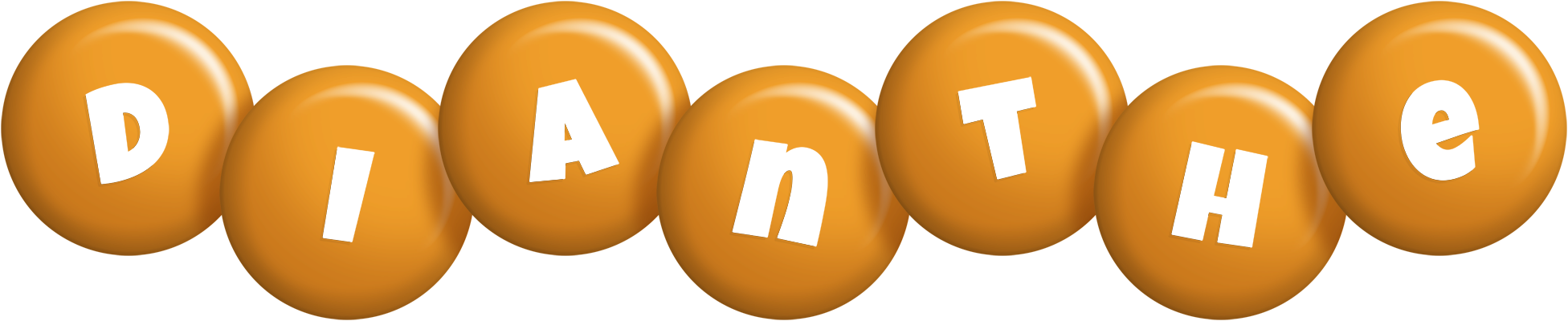 Dianthe candy-orange logo