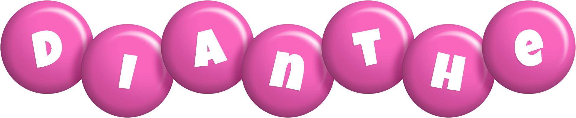 Dianthe candy-pink logo