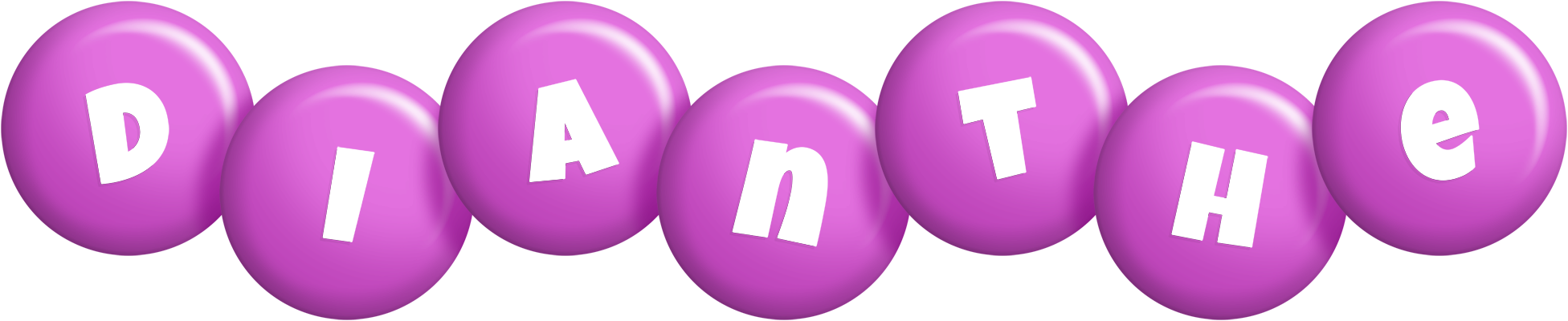 Dianthe candy-purple logo