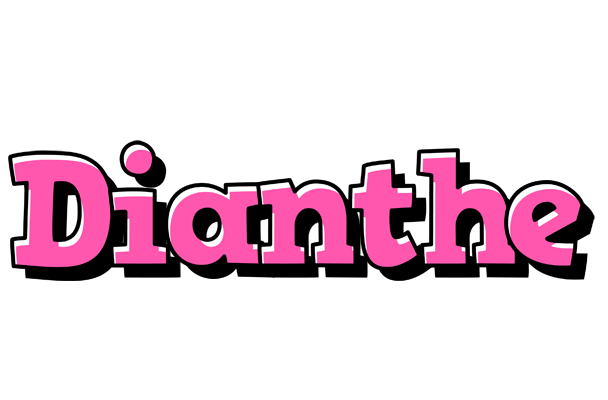 Dianthe girlish logo