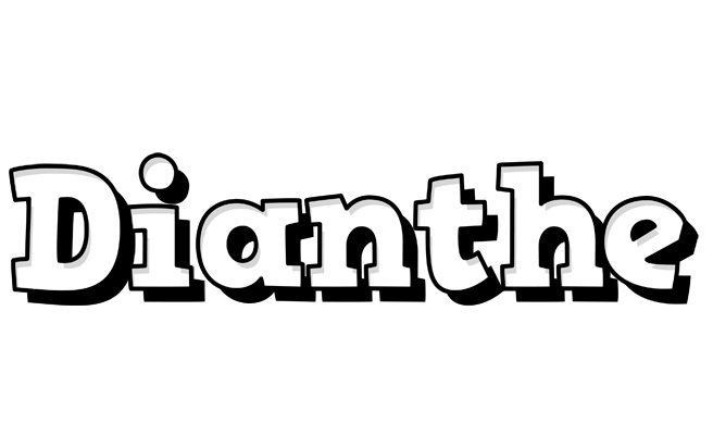 Dianthe snowing logo