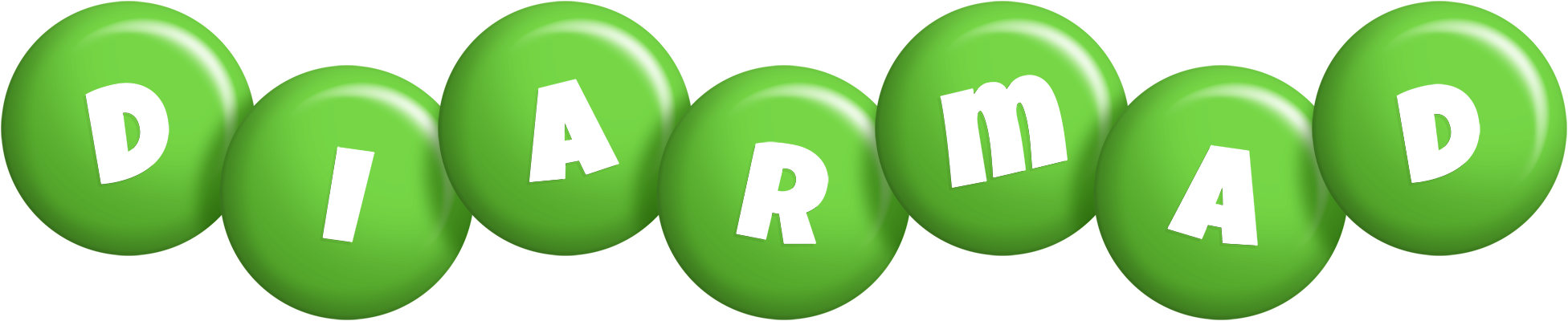 Diarmad candy-green logo
