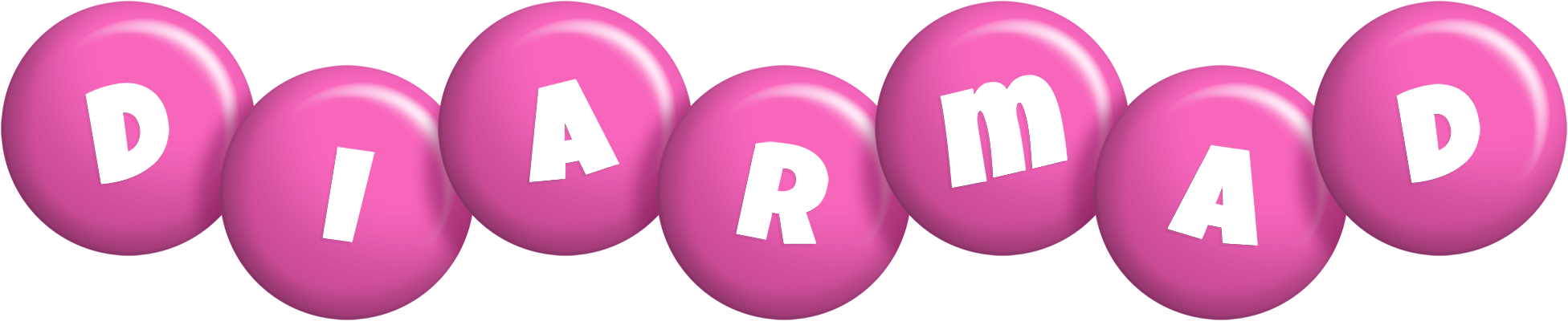 Diarmad candy-pink logo