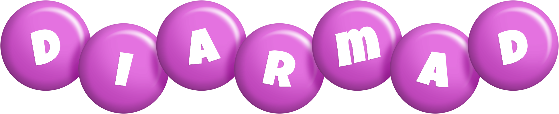 Diarmad candy-purple logo