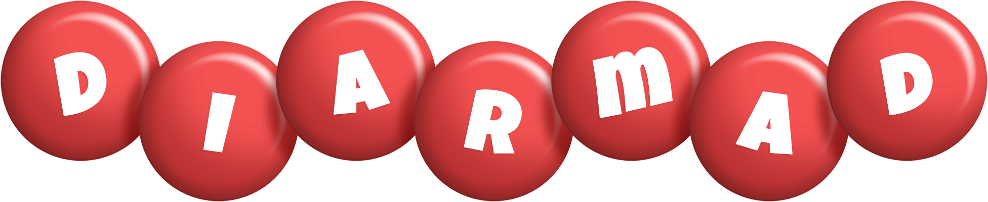 Diarmad candy-red logo