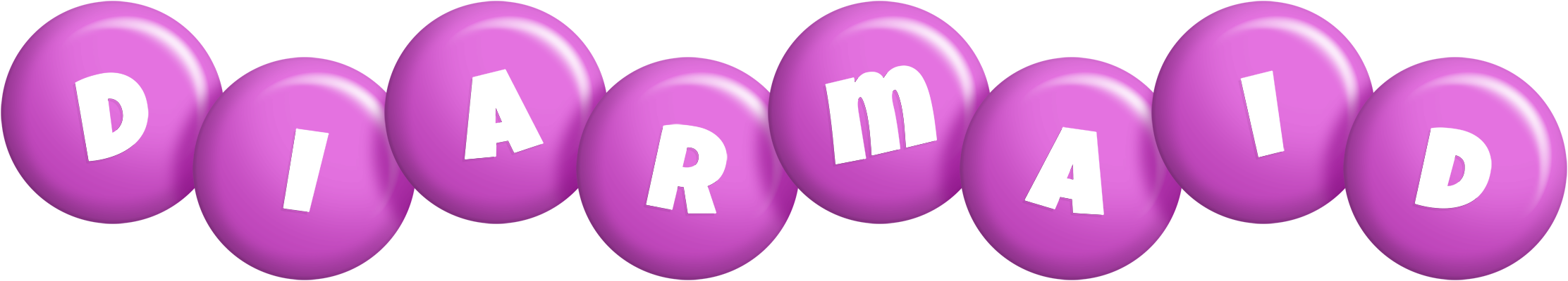 Diarmaid candy-purple logo