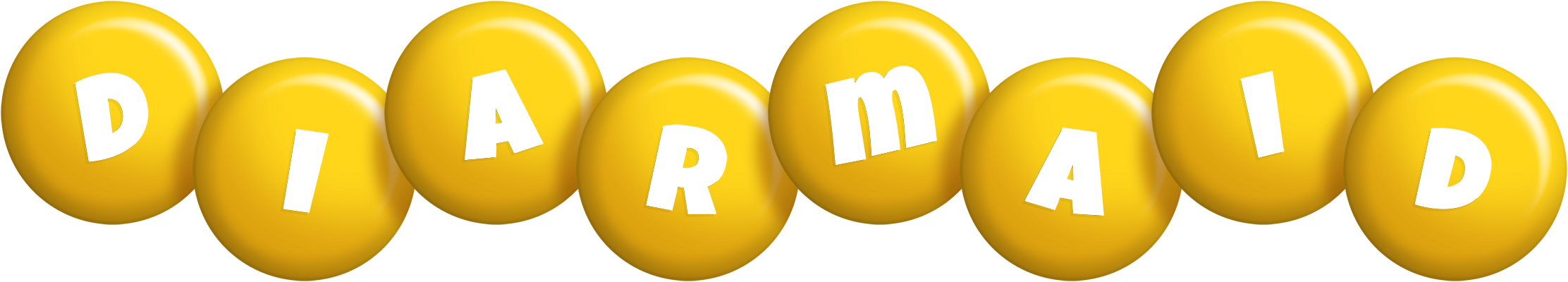 Diarmaid candy-yellow logo
