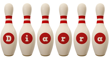 Diarra bowling-pin logo