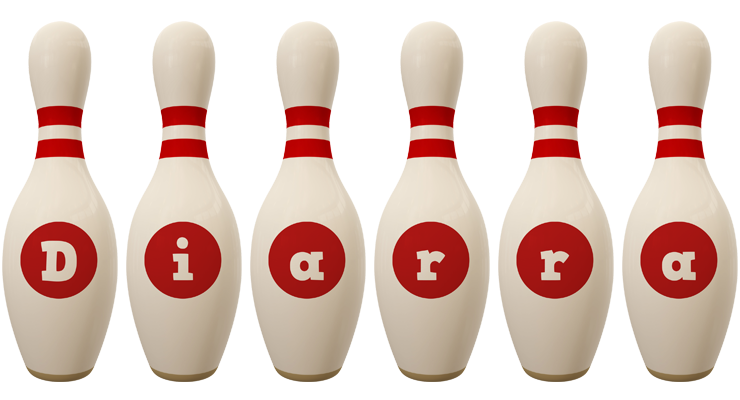 Diarra bowling-pin logo