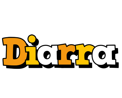Diarra cartoon logo