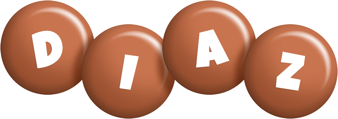 Diaz candy-brown logo