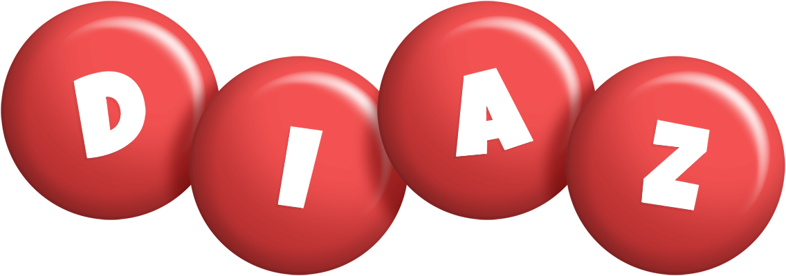 Diaz candy-red logo