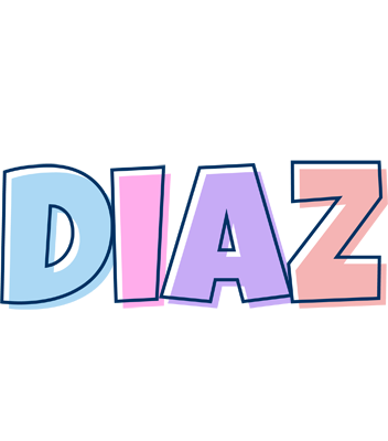 Diaz pastel logo