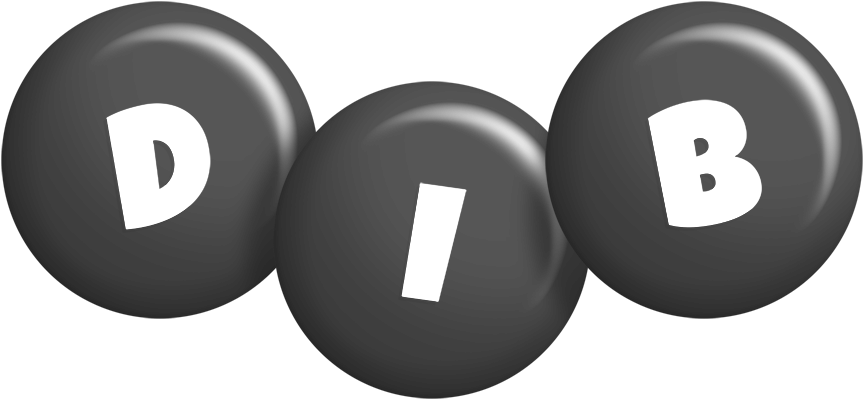 Dib candy-black logo