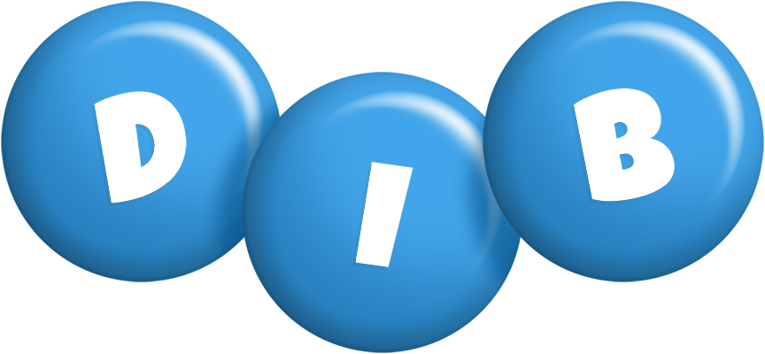 Dib candy-blue logo