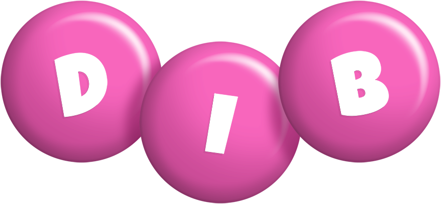 Dib candy-pink logo