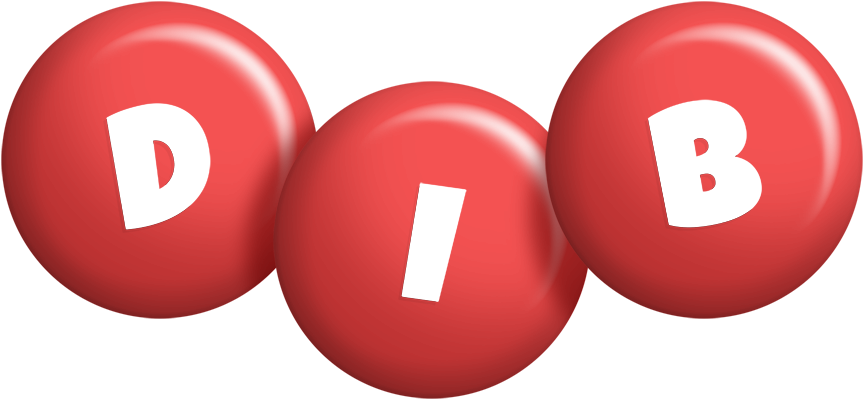 Dib candy-red logo