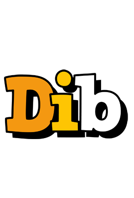Dib cartoon logo