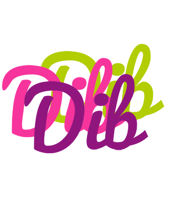 Dib flowers logo
