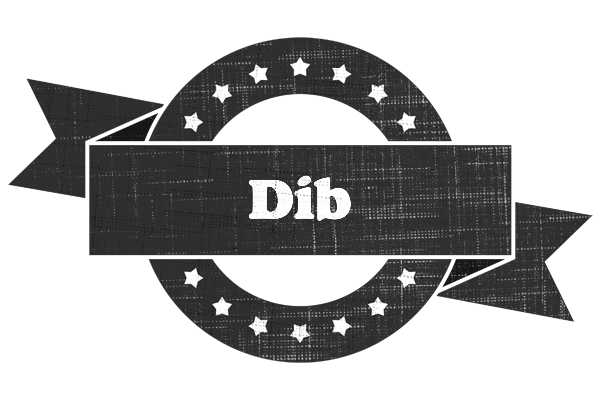 Dib grunge logo
