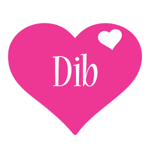 Dib love-heart logo