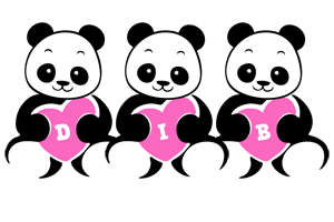 Dib love-panda logo