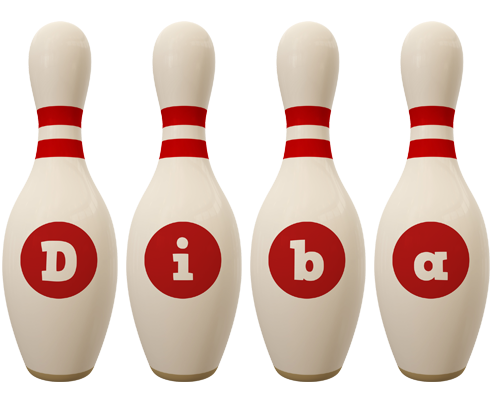 Diba bowling-pin logo