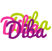 Diba flowers logo