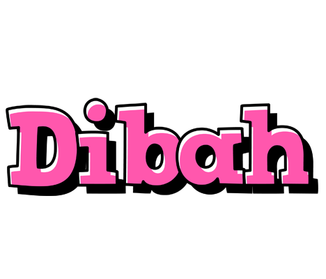 Dibah girlish logo