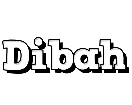 Dibah snowing logo