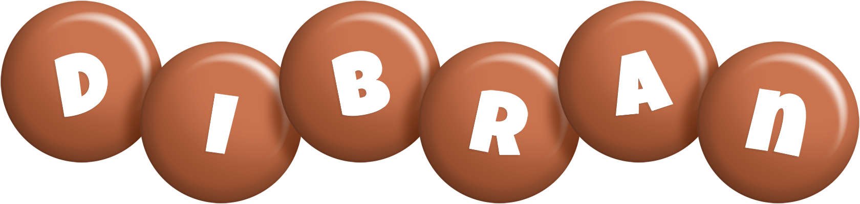 Dibran candy-brown logo