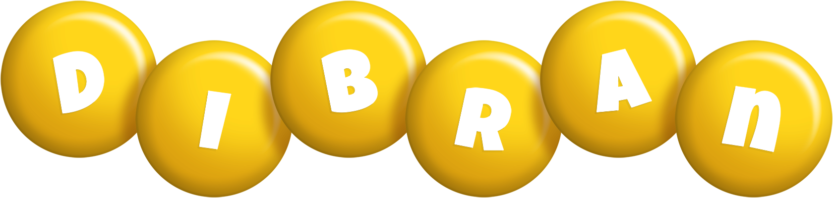 Dibran candy-yellow logo