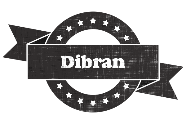 Dibran grunge logo