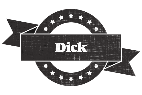 Dick grunge logo
