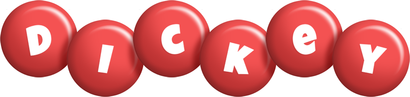 Dickey candy-red logo
