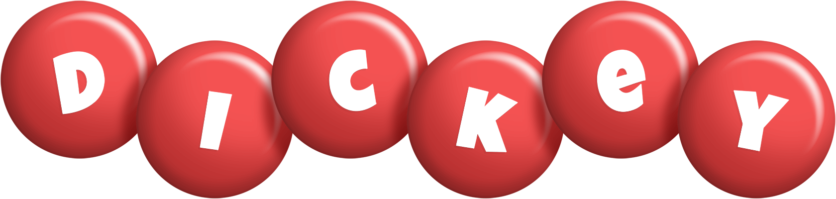 Dickey candy-red logo