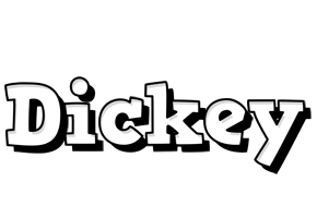 Dickey snowing logo