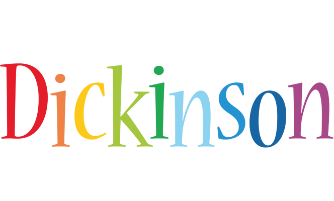 Dickinson birthday logo