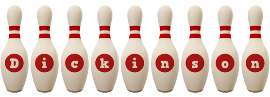 Dickinson bowling-pin logo