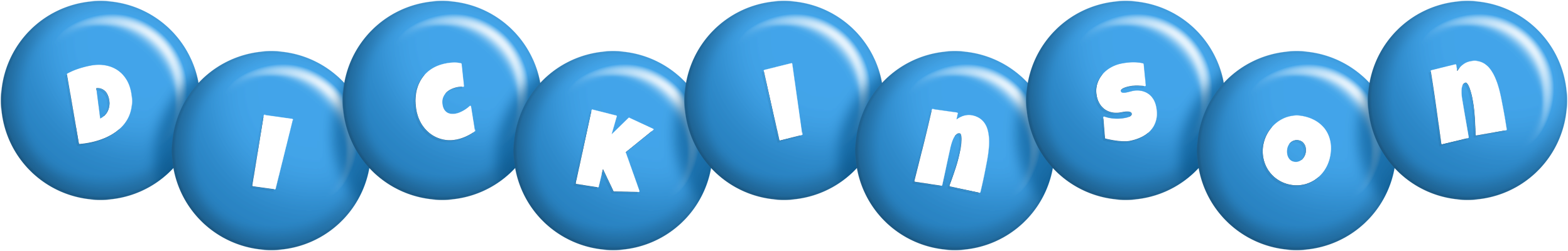 Dickinson candy-blue logo