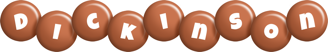 Dickinson candy-brown logo