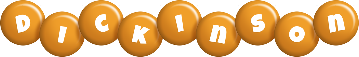 Dickinson candy-orange logo