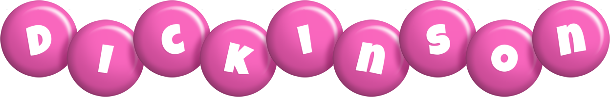 Dickinson candy-pink logo