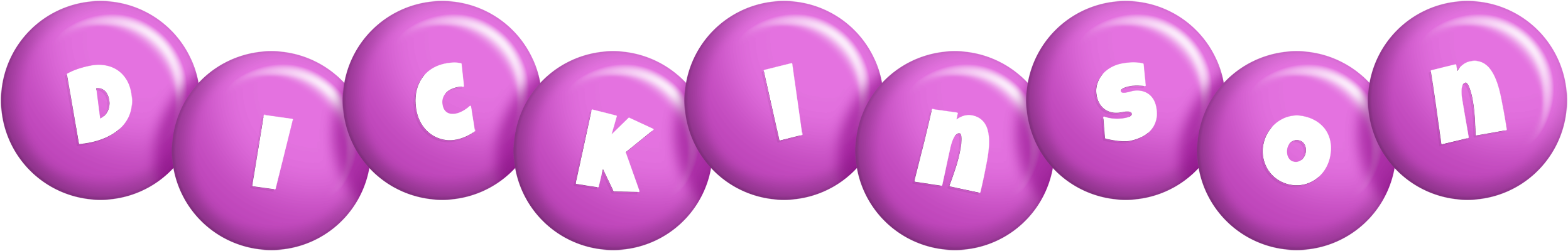 Dickinson candy-purple logo