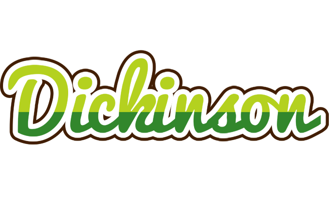 Dickinson golfing logo
