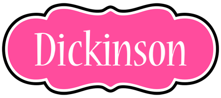 Dickinson invitation logo