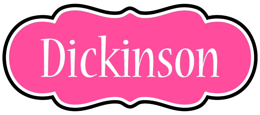 Dickinson invitation logo